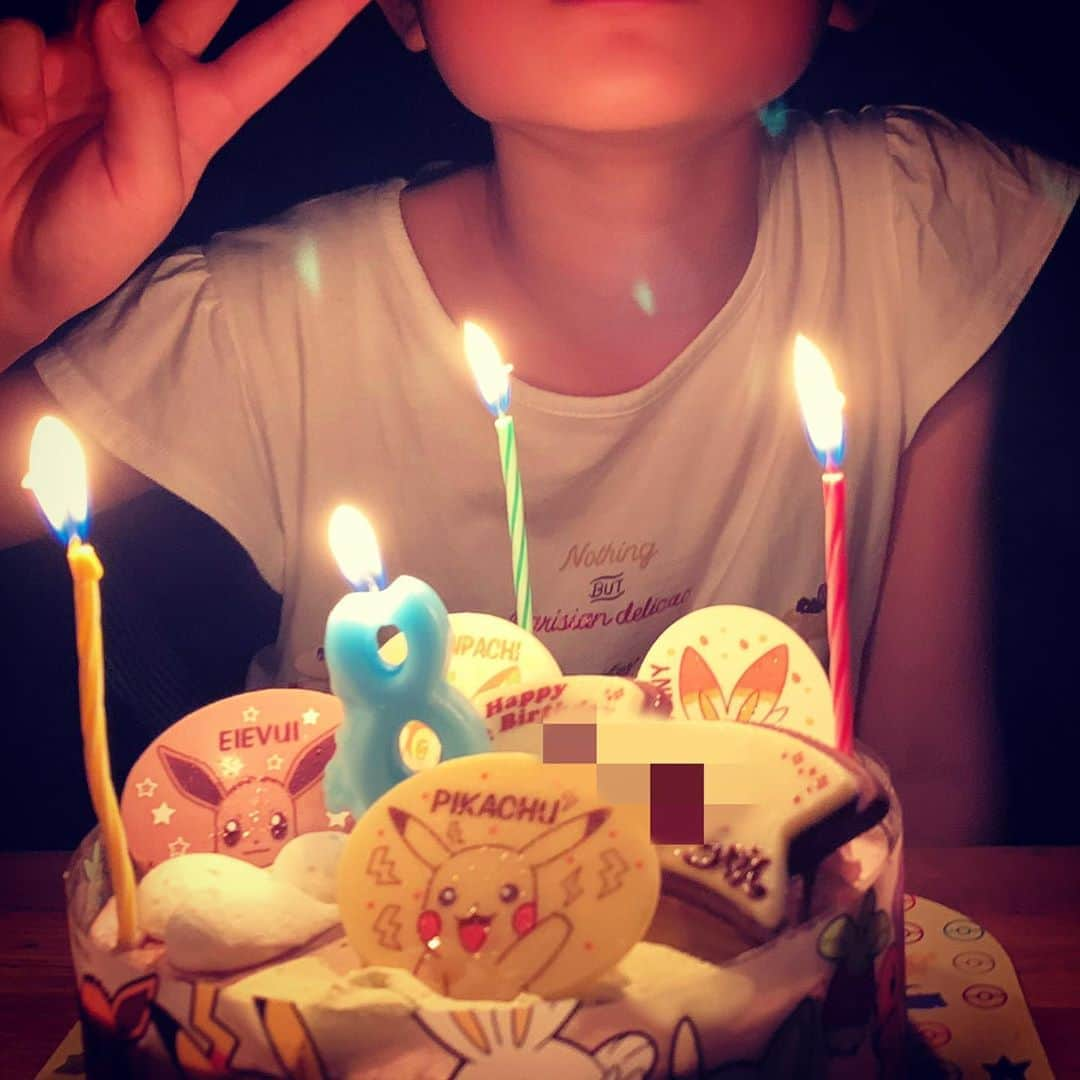 竹井亮介さんのインスタグラム写真 - (竹井亮介Instagram)「2020年8月6日。 長女、8歳。 おめでとう！ #竹井家」8月7日 15時56分 - takeiryosuke