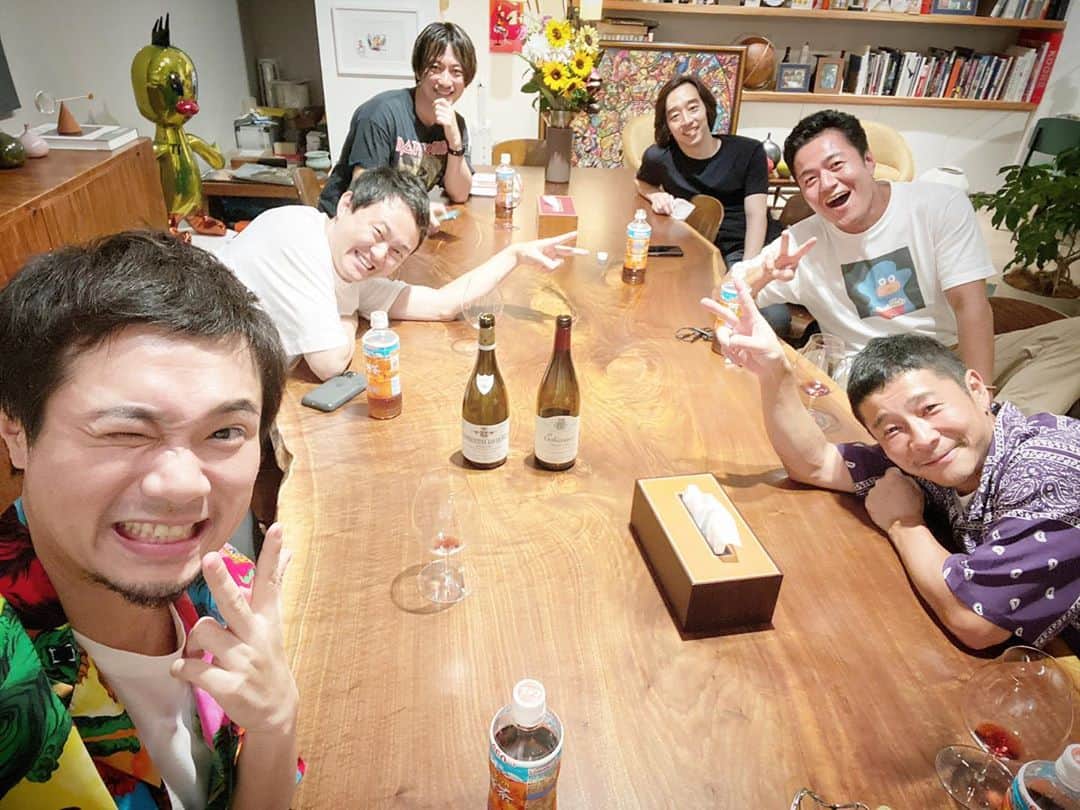 光本勇介のインスタグラム：「先日の写真！毎日お金を配ってる方と久しぶりに！いろいろ仕込まれていて久しぶりに食事できて楽しかった！」