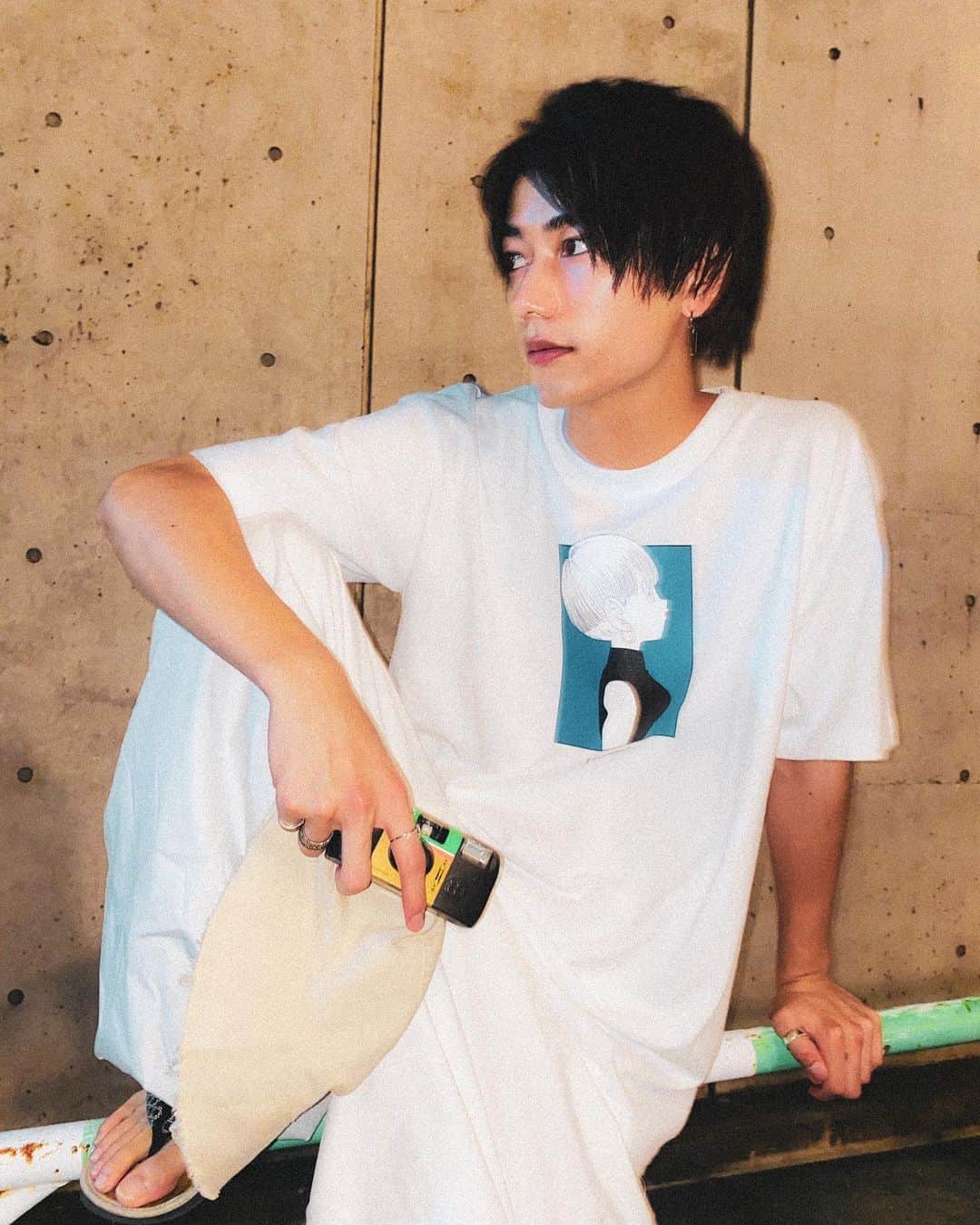 一ノ瀬竜のインスタグラム：「横顔です横顔🌛」