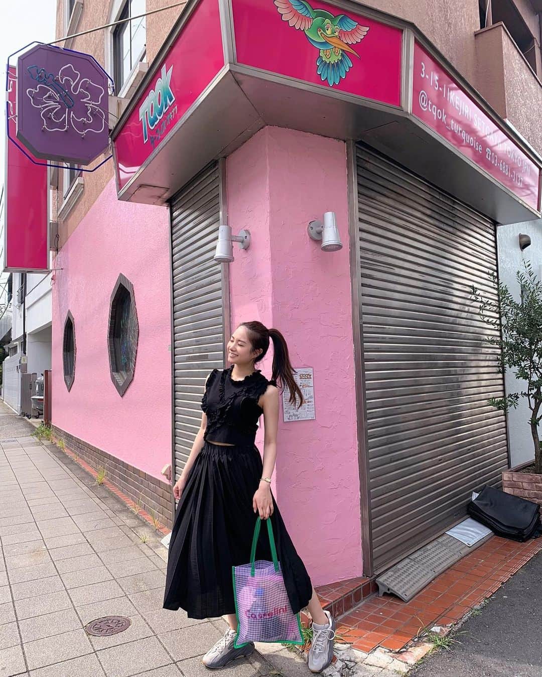 平野沙羅さんのインスタグラム写真 - (平野沙羅Instagram)「#Sarastyle 🌺  ※撮影の時だけマスク外してます」8月7日 19時18分 - sara_hirano
