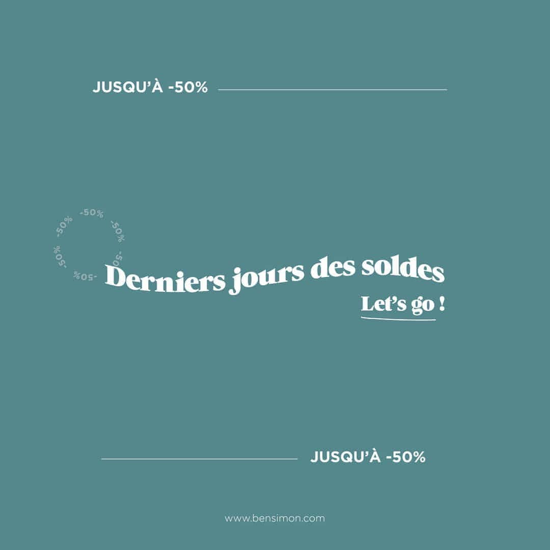 ベンシモンのインスタグラム：「Tic Tac ✨ Soldes derniers jours ! 🥁 Vos plus beaux looks d'été sont en solde jusqu'à mardi sur le site, c'est le moment d'en profiter ! 🌼 💛 (lien dans la bio) ​🇬🇧 Tic Tac ✨ Last days sales! 🥁 Your best summer looks are on sale until Tuesday on the website, it's time to enjoy them! 🌼💛 (link in the bio) ​#bensimon #sales  ​」