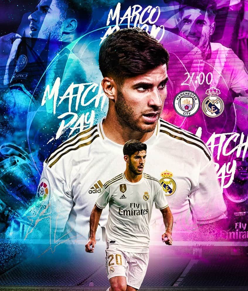 マルコ・アセンシオのインスタグラム：「#MatchDay #MA20 #HalaMadrid」