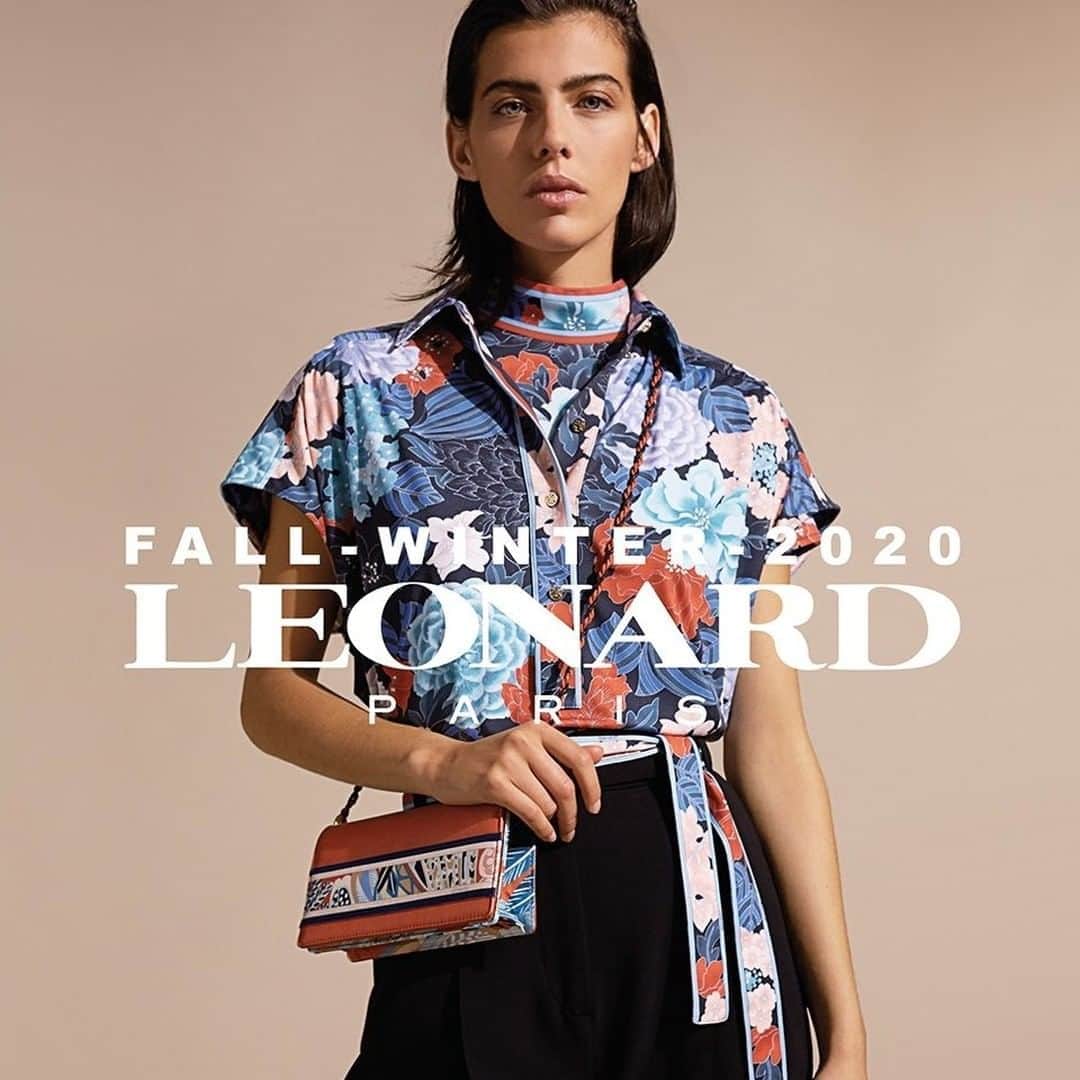 のインスタグラム：「Unveiling the new Leonard Paris Fall-Winter campaign collection. A love letter to Asia.  leonardparis.com . . . . . . . #fashion #mode #fashioninspiration #springsummer20 #springstyles #springtrends #springlooks #springfashion #summerstye #summerfashion #summeroutfit #colorful #topbrandsinparis #DNVB  #frenchsavoirfaire #frenchart」