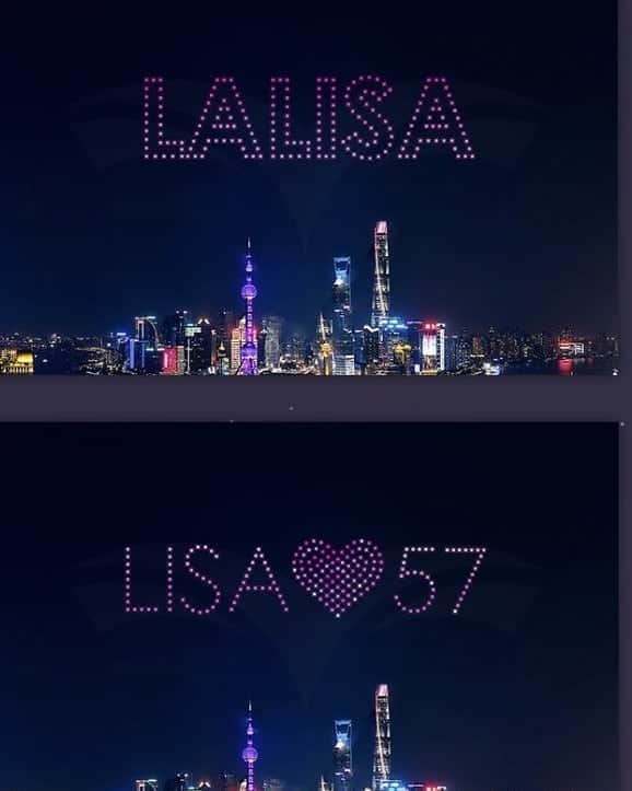 リサさんのインスタグラム写真 - (リサInstagram)「Towards the Starlight 🌠🌌 . 4 YEARS WITH LISA Anniversary support by 57 & @lisabar_cn . 200 drones will be shown at 8 Pm tomorrow night in Shanghai 外滩. Lisa will be the first idol to have this support project. . . Thank you so much 57-58 for your nonstop support for lisa since day 1. 🙏💕 This is really amazing. . . . #BLACKPINK #리사 #LISA #LALISA #LALISAMANOBAN #LALISAMANOBAL #howyoulikethat #HOWYOULIKETHAT #小莎」8月7日 21時34分 - lisa.blackpink