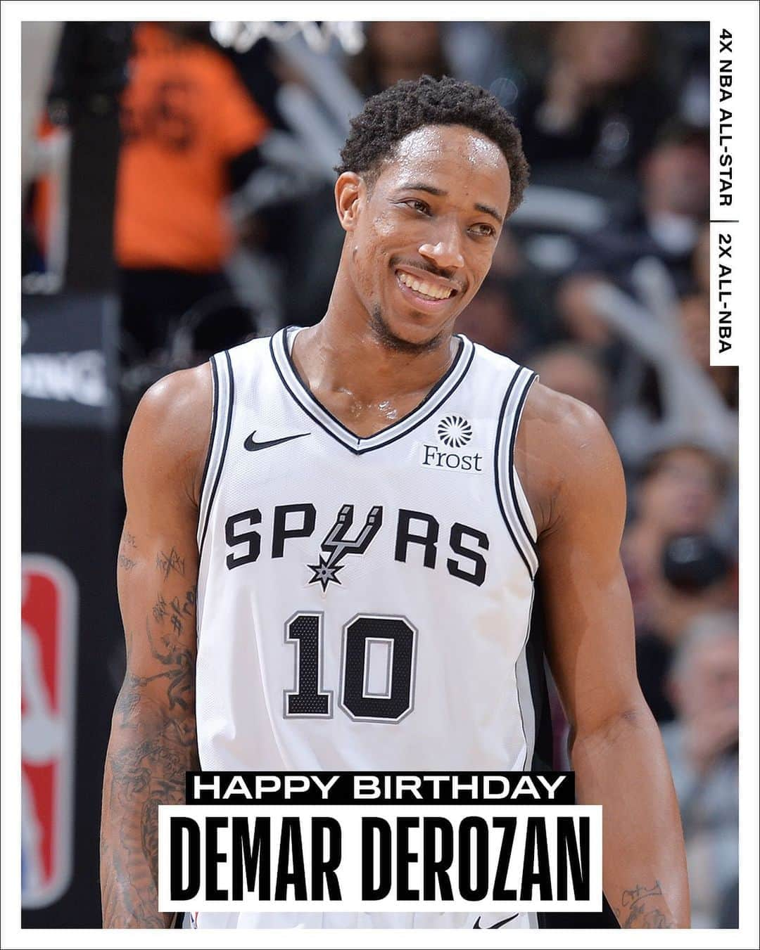 NBAさんのインスタグラム写真 - (NBAInstagram)「Join us in wishing @demar_derozan of the @spurs a HAPPY 31st BIRTHDAY! #NBABDAY」8月7日 21時44分 - nba