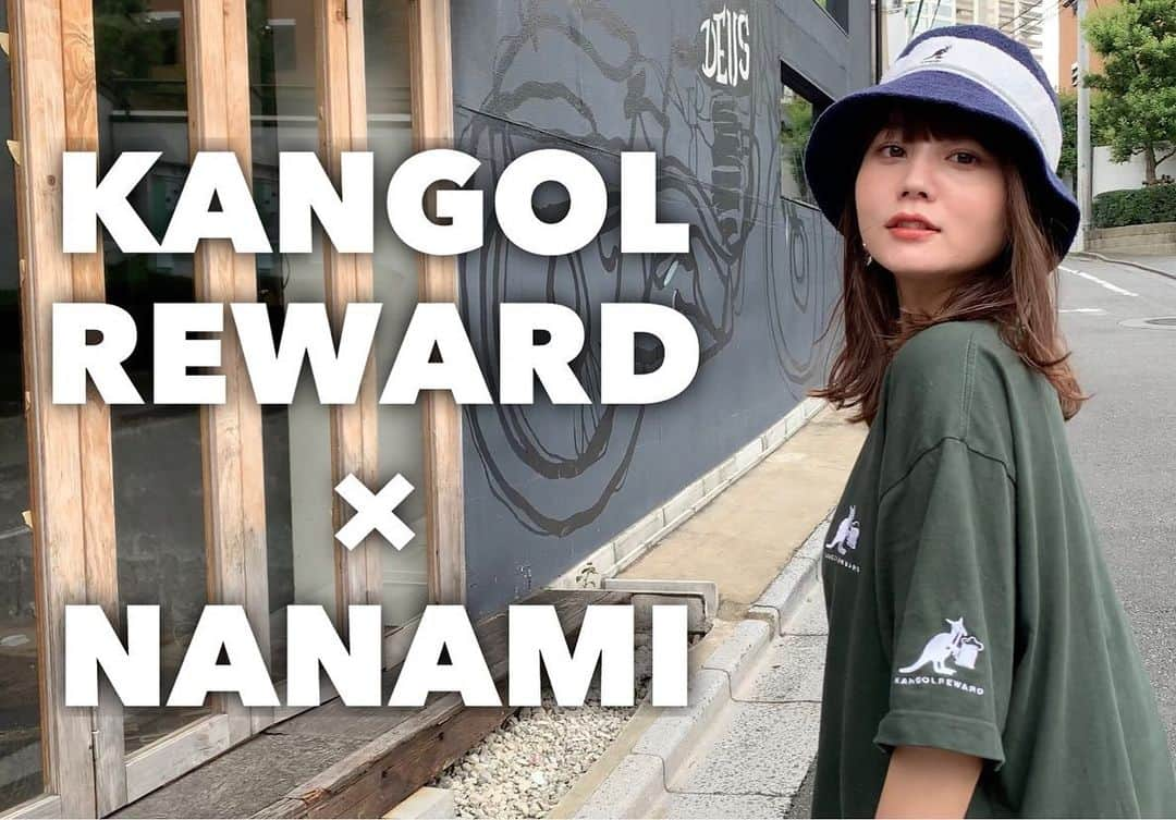 NANAMIさんのインスタグラム写真 - (NANAMIInstagram)「お待たせしました🦘💚 @kangol__reward  コラボアイテムが 受注開始致しました！！ 予定より遅くなって申し訳ないです🙏 ロンT、Tシャツどちらも5色展開になってます💚 Tシャツはビール持たせちゃいました🍺🍻 ロンTも色が可愛いよ〜！！ どちらも可愛いのができたのでぜひみんなでおそろしましょう〜💚💚 YouTubeにも全部紹介動画上がってます⤴︎⤴︎ 男女問わず着れるものになってるのでお気に入り見つけてくださいっっ♡ @kangol__reward  のサイト検索してみてね！！ (撮影時だけ😷外してます) #kangol #kangolreward #nanamiコラボ」8月7日 22時09分 - nanami023