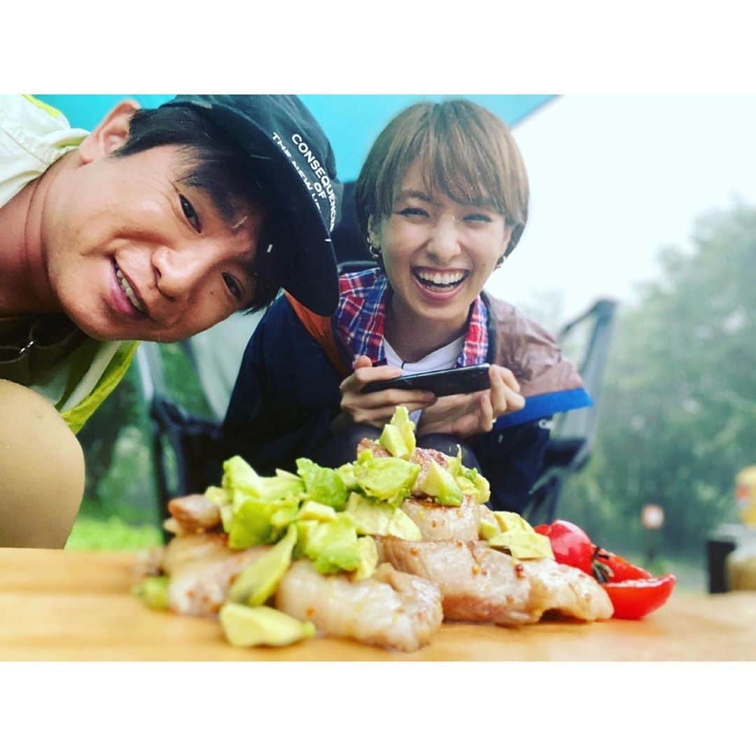 南明奈さんのインスタグラム写真 - (南明奈Instagram)「明日8日（土）午前10:30〜テレビ朝日《注文の多い初キャンプ》夫婦で出演します✨ 初めて‼︎優さんの手料理食べました✨‼︎観てね☺️  #濱口夫婦　#キャンプ」8月7日 22時43分 - akinaminami