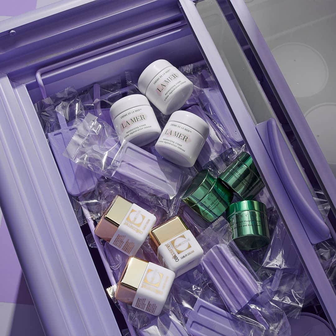 Saks Fifth Avenueのインスタグラム：「Ice cream treat for you. And @lamer, @cellcosmet_cellme_official & @chantecaille cream treats for your skin. #SaksBeauty」
