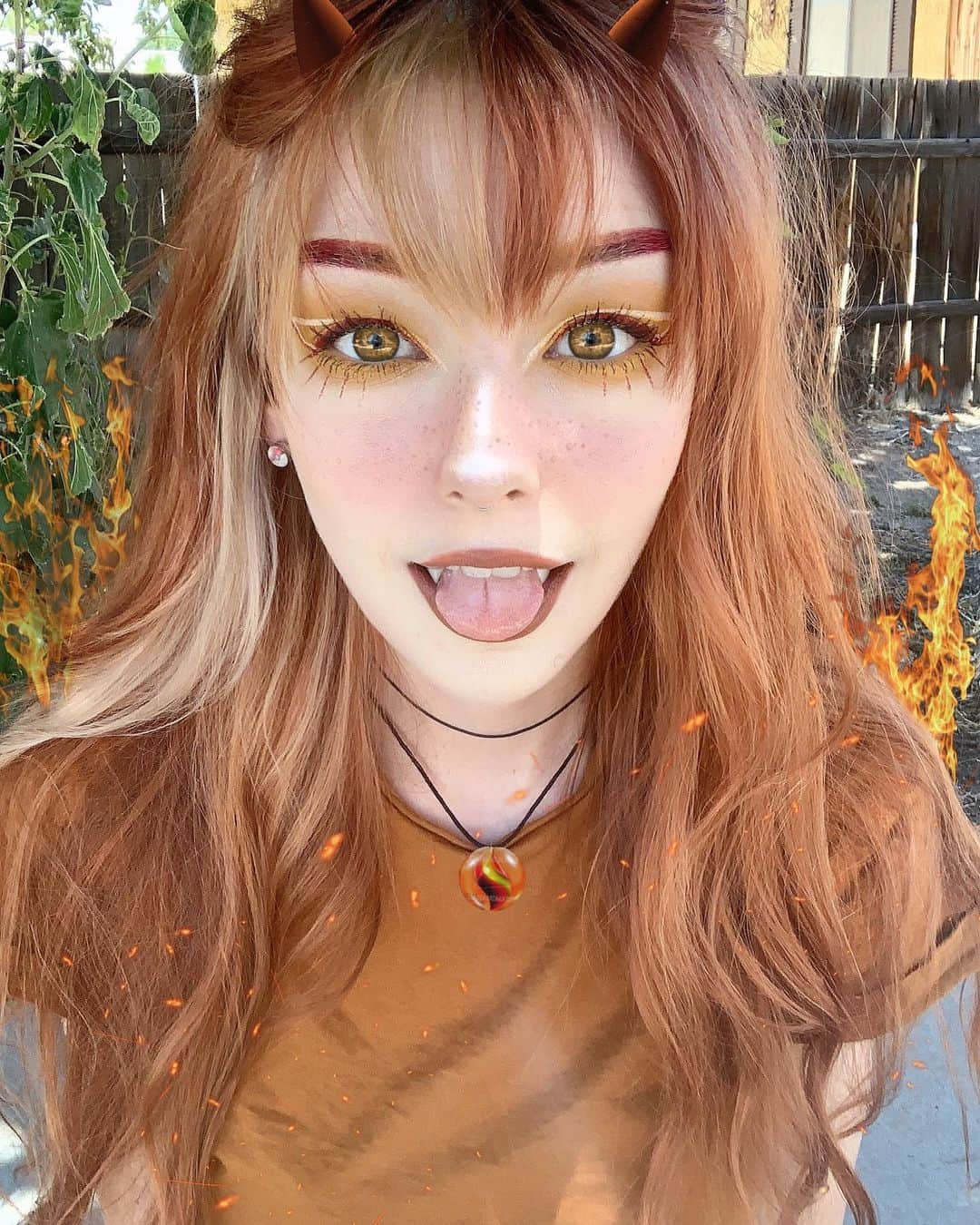 Nicole Eevee Davisのインスタグラム：「What a spicy salamander 🦎🔥」