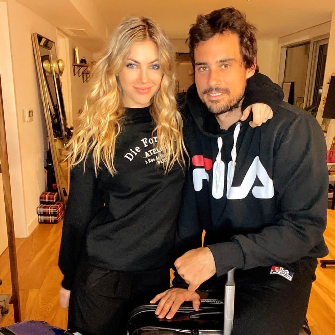 ギド・ページャのインスタグラム：「Después de muchos meses y un año que va a quedar para el olvido, me voy a competir, pocas veces sentí esta incertidumbre a la hora de viajar y no saber qué va a pasar. Gracias a mi gordita hermosa por bancarme en todas, te amo con todo mi corazón @stephaniedemner. Nos vemos pronto」