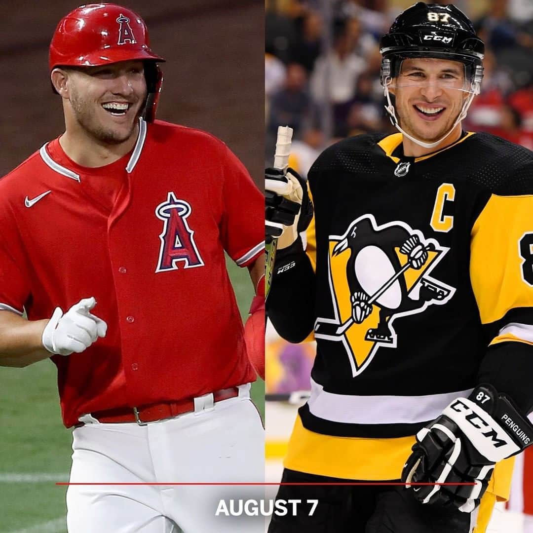 espnさんのインスタグラム写真 - (espnInstagram)「Sidney Crosby and Mike Trout share a birthday today 🎈 Here are some other star athletes who were born on the same day 👀」8月8日 2時06分 - espn