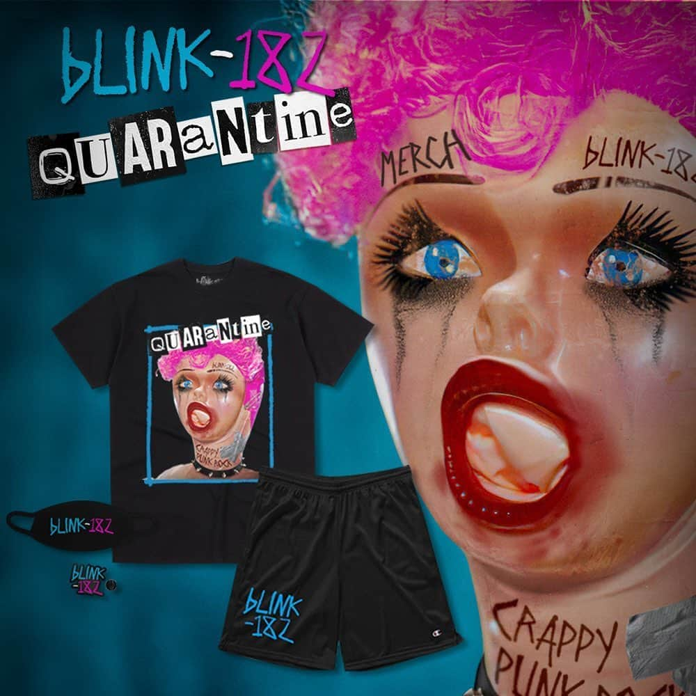 blink-182さんのインスタグラム写真 - (blink-182Instagram)「QUARANTINE OUT NOW!!! 😷」8月8日 2時15分 - blink182