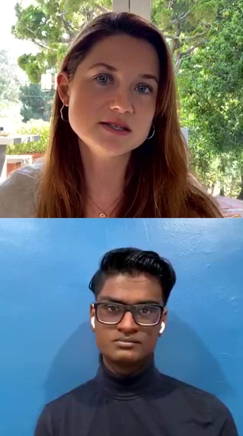 ボニー・ライトのインスタグラム：「i chatted with my friend kevin about what lead him to be a climate activist and how his generation inspire me with hope for the future! to take action follow @imkevinjpatel @oneupaction @intersectionalenvironmentalist @cayouthvsbigoil」