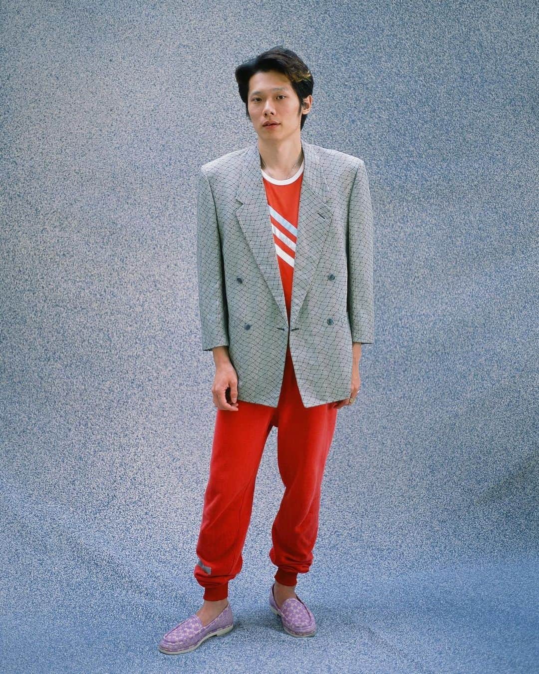 松㟢翔平のインスタグラム：「YANKEE﻿ 2 Photographs Yohei Uchida @yoheyuchida ﻿ ﻿ Styling ﻿ Miho Miyakawa @always.sleepy.mho﻿ Hiroaki Nagahata @magazinestudy ﻿ ﻿ Hair & Make-up Narumi Tsukuba @narumi_tsukuba﻿ Camera assistant Kondo Taketo @kondtaketo」