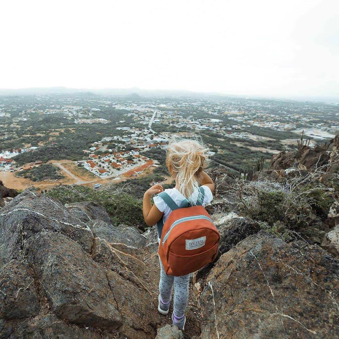 レイチェル・ブレイセンさんのインスタグラム写真 - (レイチェル・ブレイセンInstagram)「So proud of this girl - she climbed to the top of the highest peak of Aruba today all on her own!! Alright, Hooiberg is no K2 (it’s 541ft/165m high...😂), but it’s steep for a 3-year old and she climbed each of the 662 steps on her own without a single complaint💪⁣ ⁣ We love our beautiful island🇦🇼❤️ #home」8月8日 2時54分 - yoga_girl