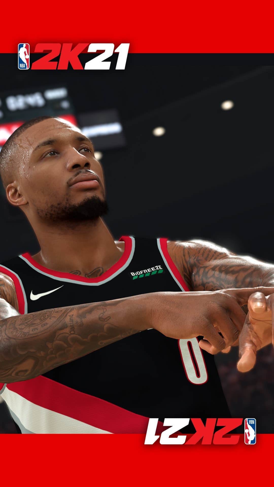 デイミアン・リラードのインスタグラム：「Almost time 👉🏽⌚ @NBA2K」