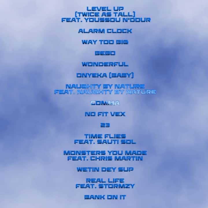 Coldplayのインスタグラム：「Chris makes a guest appearance on Monsters You Made, a track from the new @burnaboygram album, Twice As Tall, which is out August 14. #TWICEASTALL」