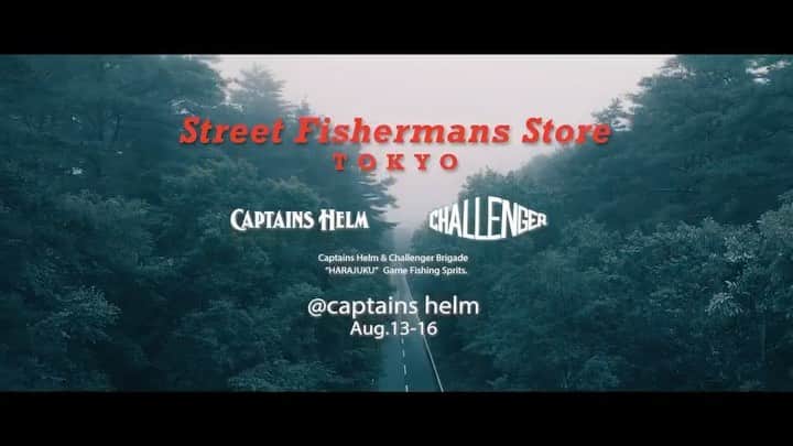 Tattyのインスタグラム：「【CAPTAINS HELM x CHALLENGER】 Street Fishermans Store TOKYO  "Build in Japan" Aug. 13-16  @captainshelm_tokyo  Film by / @g.o.dfilms   映像解禁〜っ🤗 このチームでお仕事一緒にできて 最高だった😌🔥 声かけてくれてありがとうございました😚✨  @yayoidaimon ちゃんも最高でした😚❤️❤️  #hairmake #captainshelm #challenger #film #shooting」