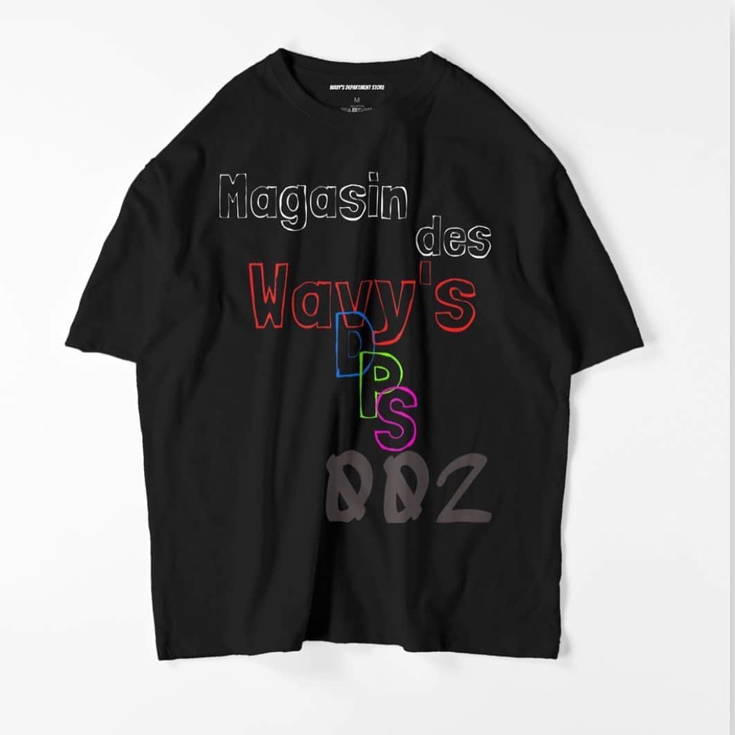 小谷昌太郎のインスタグラム：「Magasin des Wavy's department store limited item anonymous T 002」