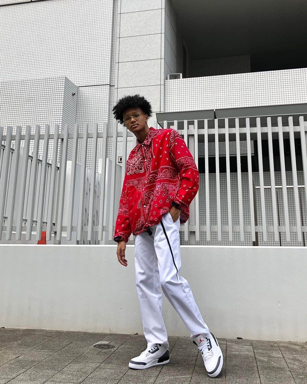 beams_harajuku_officialさんのインスタグラム写真 - (beams_harajuku_officialInstagram)「＜NIKE＞ "Air Jordan 3 Retro SE-T"  ＜OLD PARK＞ "BANDANA COACH JACKET"  #oldpark  #nike #airjordan  #harajuku_beams  #beams #newarrival#japan#tokyo#harajuku#fashion#mensfashion#日本#東京#原宿#ファッション#メンズファッション#ビームス」8月8日 18時51分 - beams_harajuku