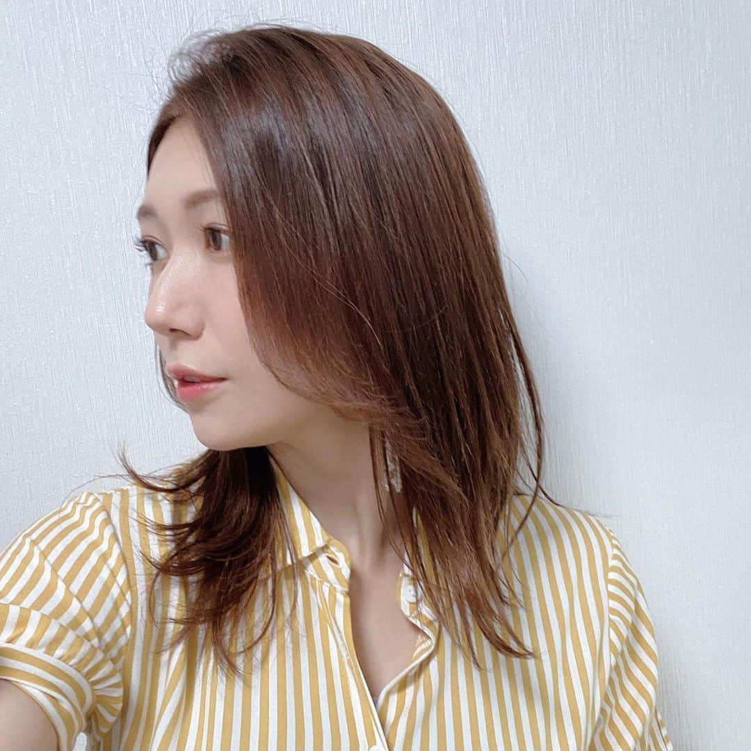 穂川果音さんのインスタグラム写真 - (穂川果音Instagram)「hair style  外ハネヘアだよ😊  　#hairstyle #hairarrange #ダウンスタイル　#外ハネミディアム #ヘアスタイル」8月8日 11時05分 - hokawakanonn