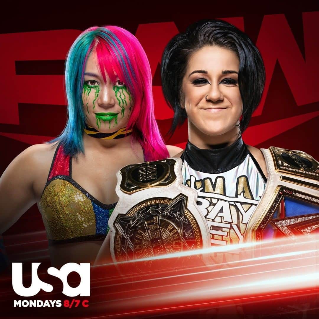 WWEさんのインスタグラム写真 - (WWEInstagram)「@wwe_asuka battles @itsmebayley for an opportunity to challenge @sashabankswwe at #SummerSlam, #KevinOwens goes one-on-one with @randyorton, and who will fight in #WWERaw Underground next? Find out THIS MONDAY on #WWERaw at 8/7 C on @usa_network!」8月8日 12時34分 - wwe