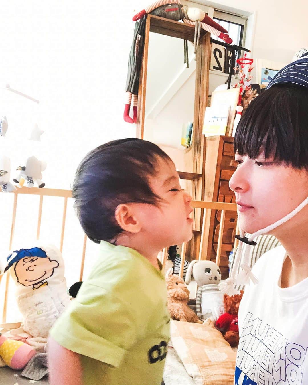 松本亜希さんのインスタグラム写真 - (松本亜希Instagram)「娘が帽子を嫌がってかぶってくれないので、代わりにかぶりました👒」8月8日 16時16分 - aaakichasooo