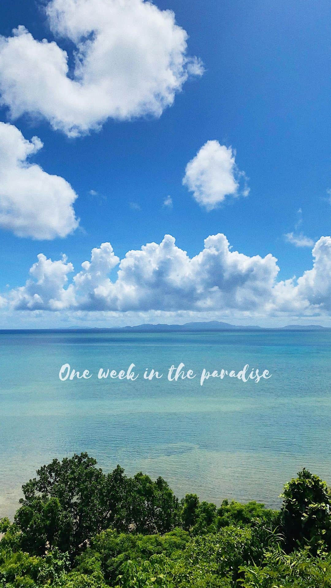 Berlin Tokyoのインスタグラム：「One week in The Paradise / (Sound on🔊)   I toured the southern islands of Japan in July. It was hot and sunny but I had a good time because I like summer and I wanted to visit the remote islands of Japan. We started our activities at the time of sunrise and we could feel the nature until the sun went down at dawn. The blue of the sea in Zamami Island, called Zamami Blue, was very impressive. . . . Camera: iPhone 11 Pro Max (Handheld shooting ) App: Final Cut Pro X Track: Jef-light . . #hellofrom #japan  . . #shotoniphone  @apple . . . w/@mitsuru_wakabayashi  @teddylama @_q_u_i_n_c_y_」