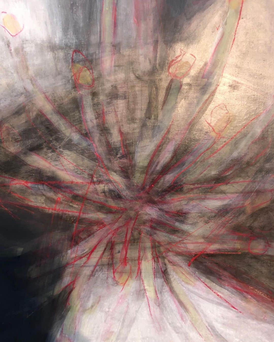 Uzo Hiramatsuさんのインスタグラム写真 - (Uzo HiramatsuInstagram)「#part#art#contemporaryart#painting#drawing#mixedmedia#flower」8月8日 17時04分 - uzo_hiramatsu