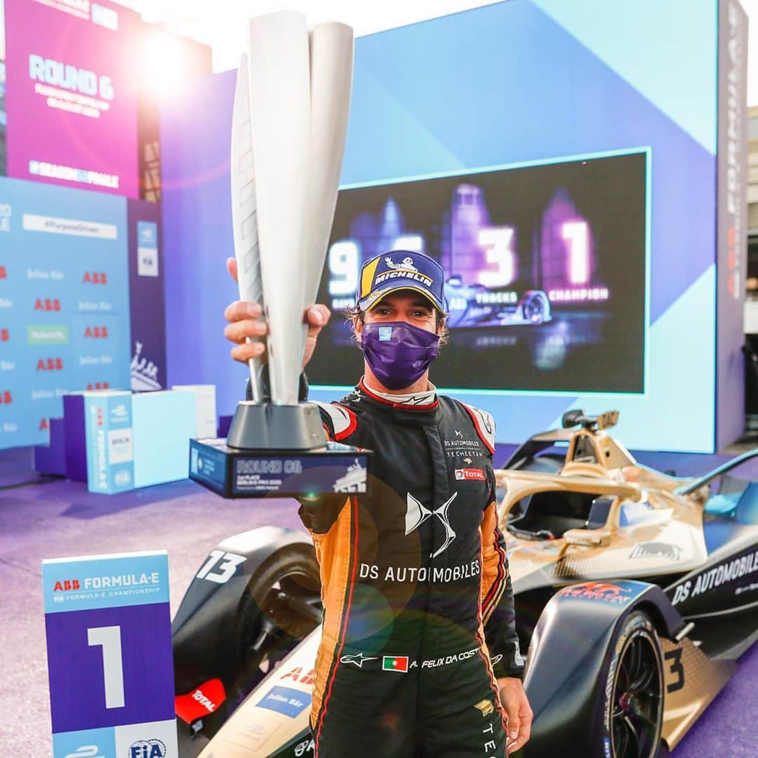 ジェームズ・ロシターのインスタグラム：「Solid start to Berlin Super Six! 2 wins 🏆🏆 so far. Hunting time starts again for the weekend @dstecheetah @dsperformance @fiaformulae」