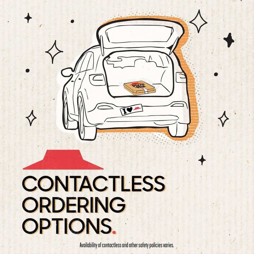 Pizza Hutさんのインスタグラム写真 - (Pizza HutInstagram)「Take one thing off your plate and add another, more cheesy, option. 😉🍕 Try contactless ordering today.」8月9日 3時30分 - pizzahut