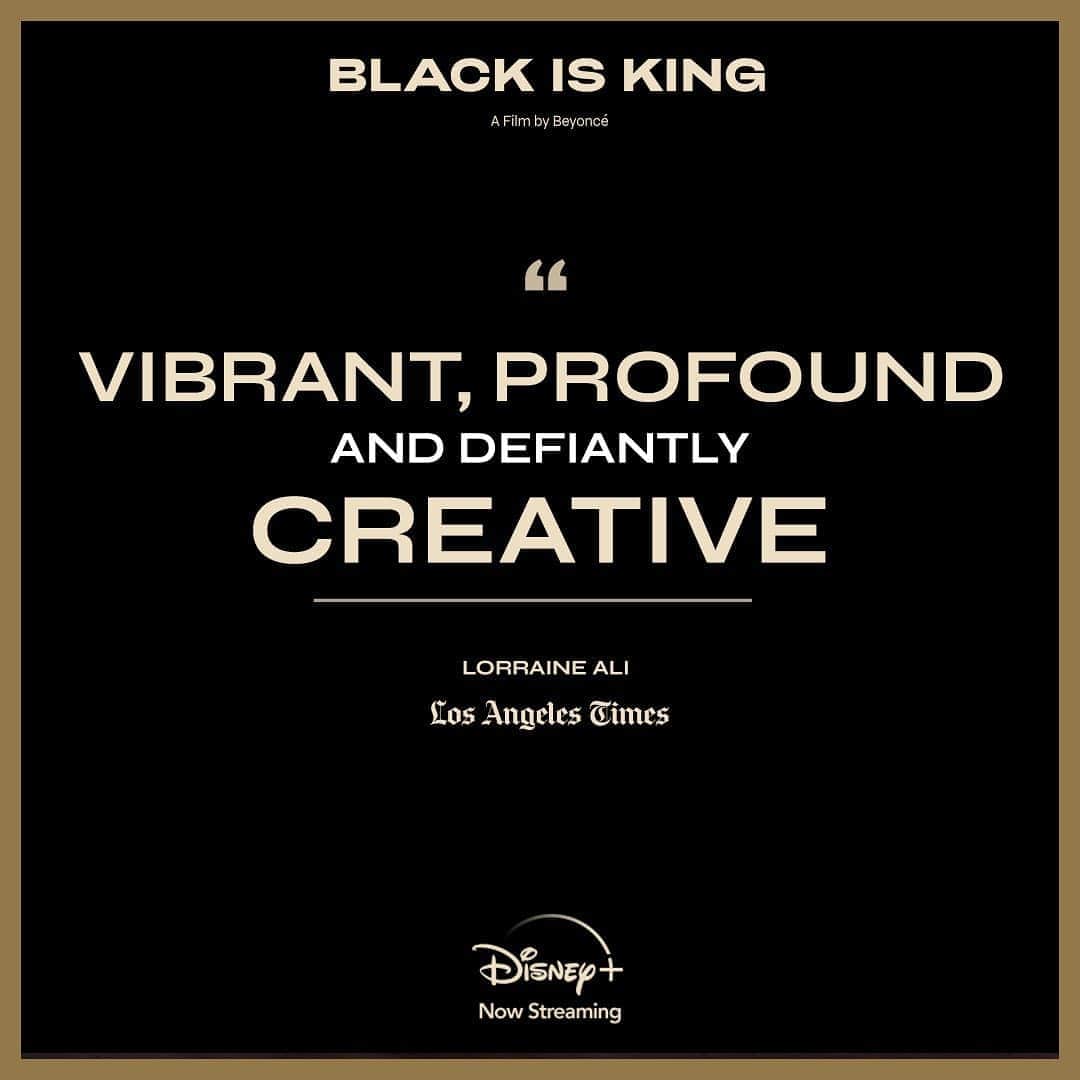 Walt Disney Studiosさんのインスタグラム写真 - (Walt Disney StudiosInstagram)「#BlackIsKing is “vibrant, profound, and defiantly creative.” Stream the new visual album from Beyoncé on #DisneyPlus.」8月9日 4時00分 - disneystudios