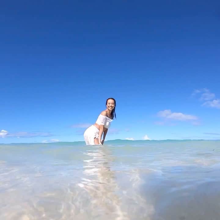 harunaのインスタグラム：「水中に消えたカメラマン  @shion.nt😂🐠 @goprojp」