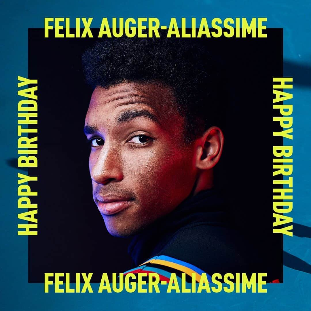 ATP World Tourさんのインスタグラム写真 - (ATP World TourInstagram)「One of the brightest stars on the ATP Tour 🌟  Happy birthday, @felixaliassime! 🎂」8月8日 21時06分 - atptour