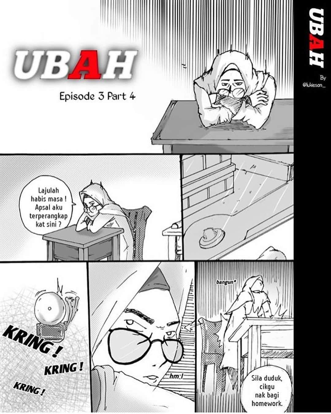 Koleksi Komik Malaysiaさんのインスタグラム写真 - (Koleksi Komik MalaysiaInstagram)「#Repost @lukiesan_ with @get_repost ・・・ UBAH Episode 3 part 4 Genre - kehidupan sekolah, romance, pelik • Yati meet Izat.  • Share this newborn comic✨ • #artmalaysia #art #artist #newbie #newborn #sketching #inking #sketchink #malaysiaart #sakuramicron #pelukis #pelukismalaysia #malaysiaart #yati #izat #switch #comicpages #comic #comicmalaysia #ubahbylukiesan #ubah #gengkomikmalaysia」8月8日 21時16分 - tokkmungg_exclusive