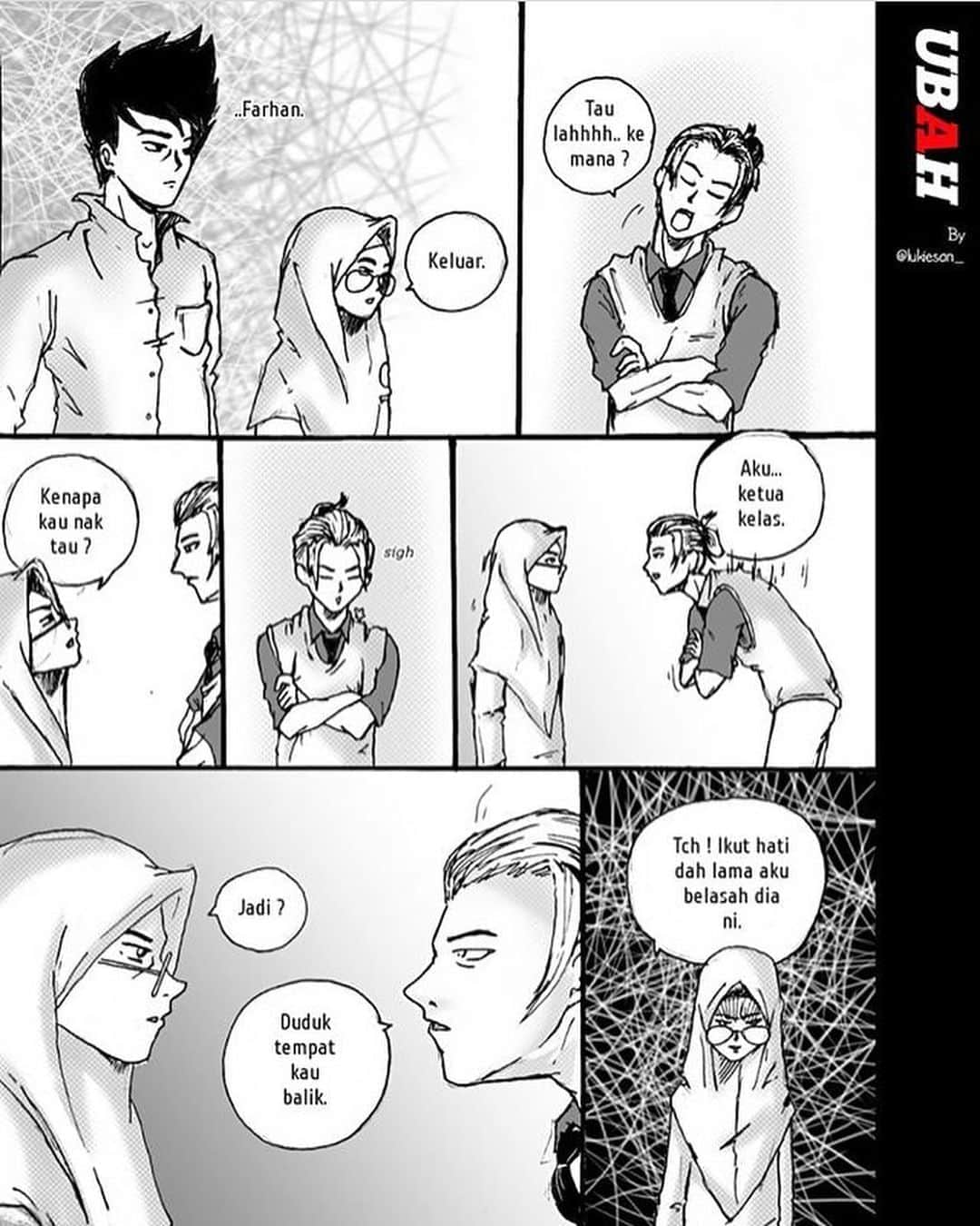 Koleksi Komik Malaysiaさんのインスタグラム写真 - (Koleksi Komik MalaysiaInstagram)「#Repost @lukiesan_ with @get_repost ・・・ UBAH Episode 3 part 4 Genre - kehidupan sekolah, romance, pelik • Yati meet Izat.  • Share this newborn comic✨ • #artmalaysia #art #artist #newbie #newborn #sketching #inking #sketchink #malaysiaart #sakuramicron #pelukis #pelukismalaysia #malaysiaart #yati #izat #switch #comicpages #comic #comicmalaysia #ubahbylukiesan #ubah #gengkomikmalaysia」8月8日 21時16分 - tokkmungg_exclusive