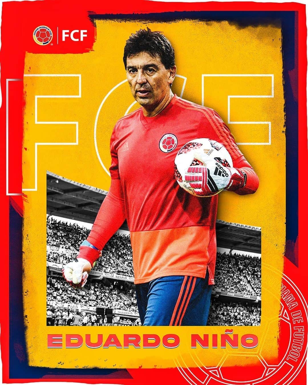 サッカー コロンビア代表チームのインスタグラム：「¡Feliz cumpleaños @yayogol1 !  Gracias por la entrega en el arco de la Selección🧤 y por guiar a varias generaciones de arqueros de nuestro país 🇨🇴  ¡Que sean muchos más llenos de mucho fútbol 🔥⚽!」