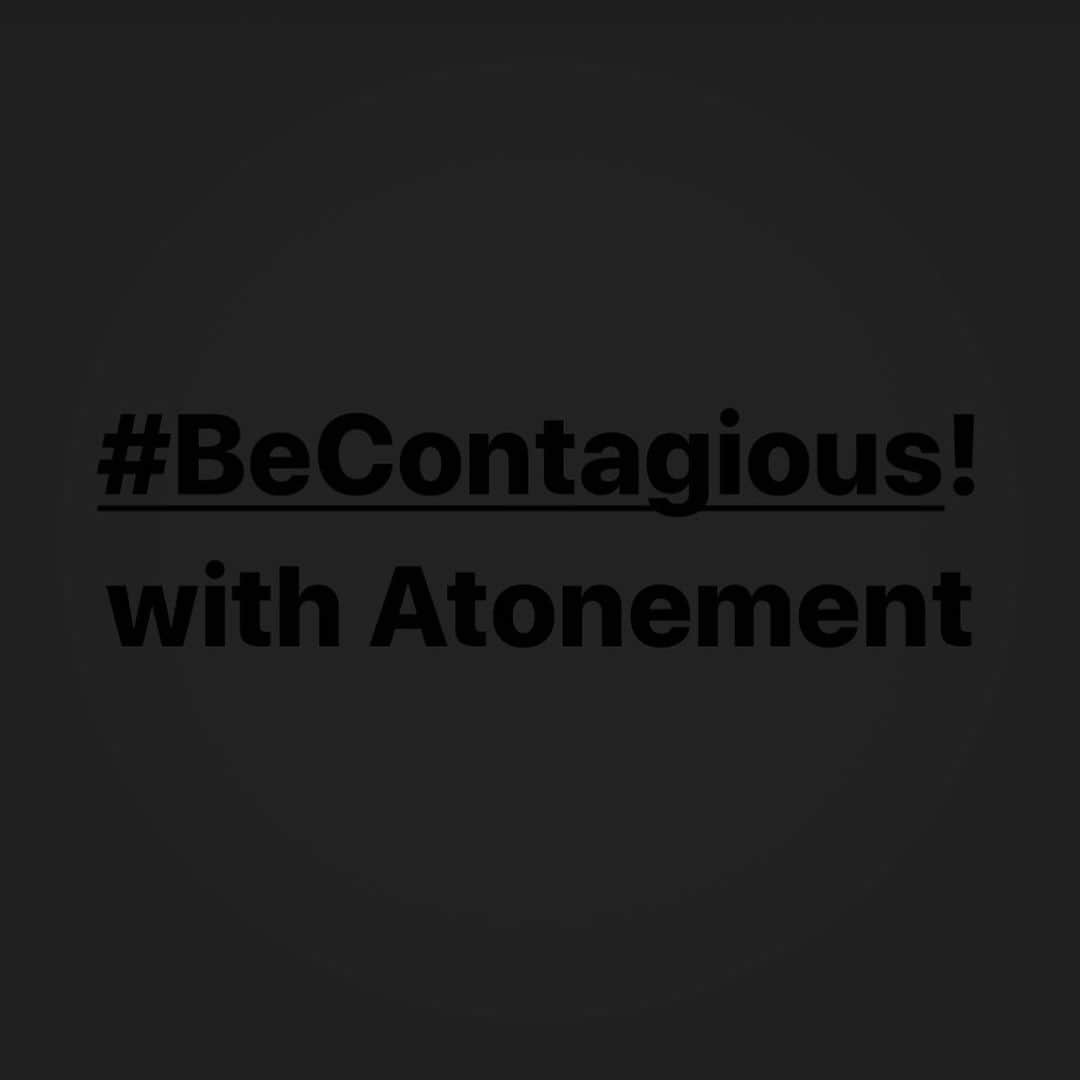 ヴィクター・ウッテンのインスタグラム：「#BeContagious! with Atonement」