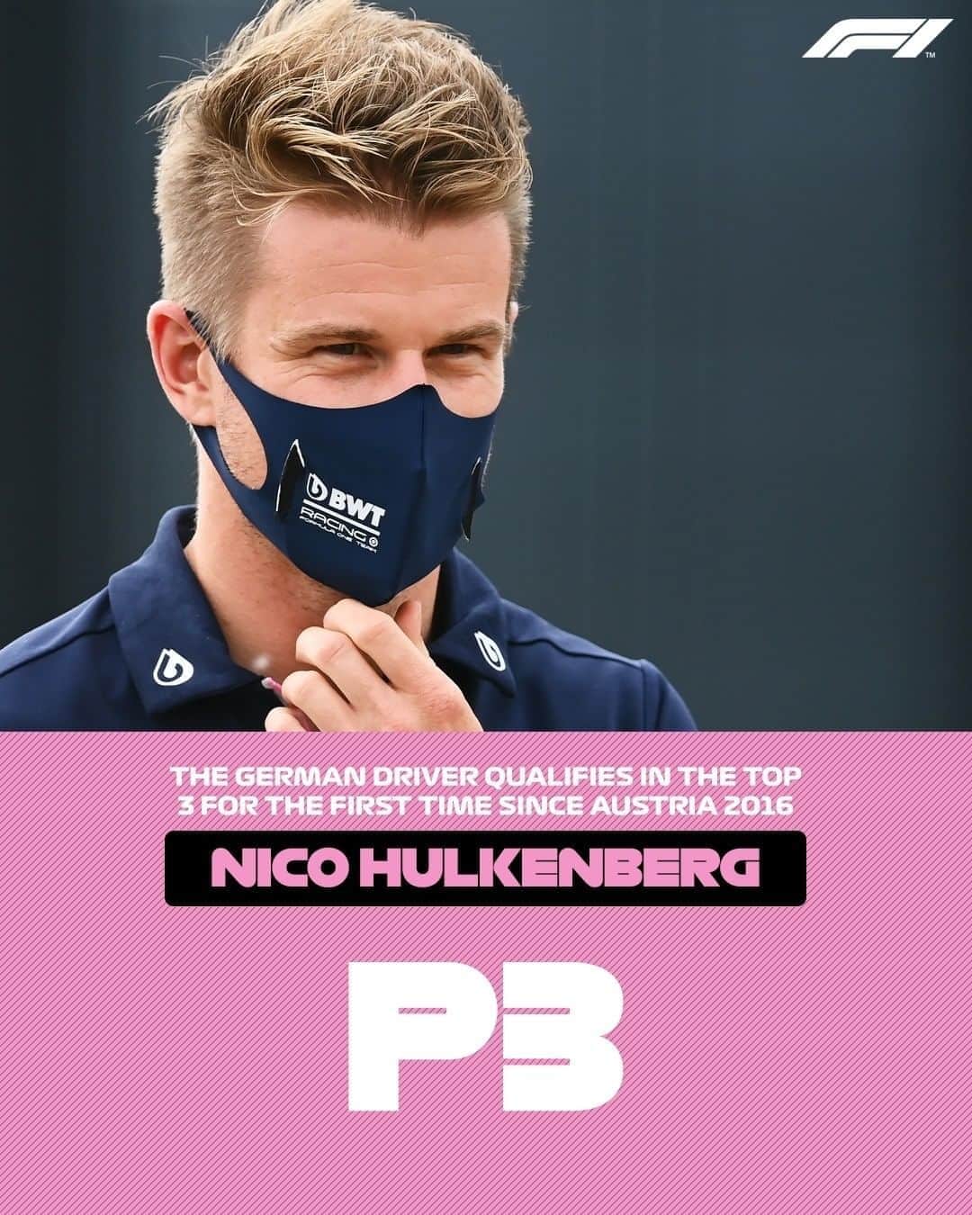 F1さんのインスタグラム写真 - (F1Instagram)「WOW! Super sub @HulkHulkenberg qualifies in P3 👏👏👏⁣ ⁣ #F1 #Formula1 #F170 #RacingPoint #Silverstone #NicoHulkenberg #Hulk @racingpointf1」8月8日 23時20分 - f1