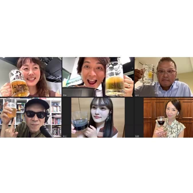 丸田佳奈のインスタグラム：「昨日は、バラいろダンディ金曜日にお邪魔しました！  人生初、乾杯の音頭をとらせていただきました！ みんなでカンパ〜イ！！  #tokyomx #東京メトロポリタンテレビジョン  #mx #バラいろダンディ  #バラダン #金曜日 #コメンテーター #医師 #出演 #みんなで乾杯！」