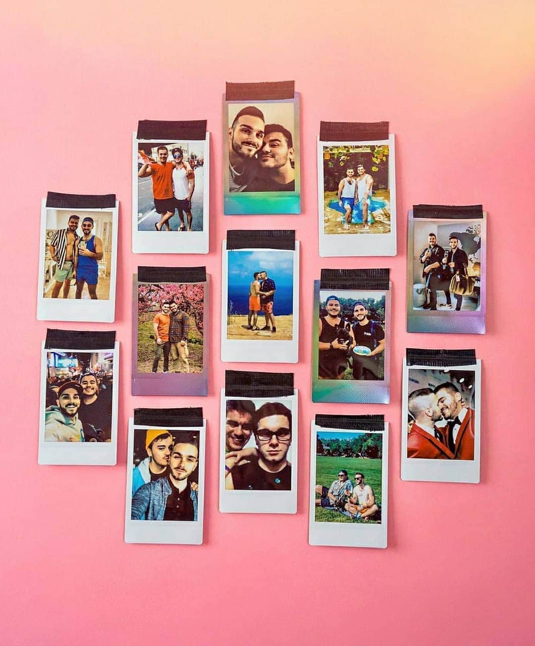 Fujifilm Instax North Americaさんのインスタグラム写真 - (Fujifilm Instax North AmericaInstagram)「We ❤️ the love we’re feeling from this anniversary collage @mikerizzi made for @notanothergay!⁠」8月9日 1時05分 - fujifilm_instax_northamerica