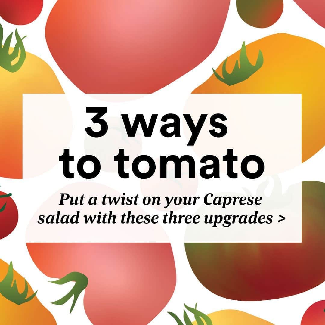 Whole Foods Marketさんのインスタグラム写真 - (Whole Foods MarketInstagram)「Heirloom tomato harvest, here we go! Load up on the juiciest, most colorful and coveted tomatoes of the season and mix them up with our 3 Ways to 🍅. Want something more traditional? Tap the #linkinbio for a Classic Caprese Salad recipe.」8月9日 1時16分 - wholefoods