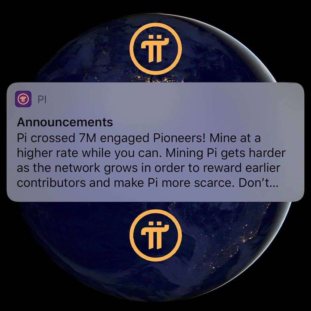 Wikileaksさんのインスタグラム写真 - (WikileaksInstagram)「Pi reached 7 Million Pioneers. The mining rate will halve or fall to zero, when Pi reaches 10M engaged Pioneers. π Pi is a new cryptocurrency that you can easily “mine” (or earn) from your phone. You can download the Pi Network App on the AppStore or GooglePlay. All you need is an invitation from an existing trusted member on the network. It’s free! π Invitation code: Beachbob π Is this real? Is Pi a scam? Pi is not a scam. It is a genuine effort by a team of Stanford graduates to give everyday people greater access to cryptocurrency. π For more information visit: minepi.com  #pithefirst#pi1million#pinetwork#minepi#generationpi#cryptocurrency#kryptowährung#stanford#blockchain#money#geld#yale#smile#brexit#yahoo#yahoofinance#bloomberg#handelsblatt#cnnbusiness#sparkasse#invest#daytrade#recession#trading#barrick#gold#miners」8月9日 1時20分 - pisammeln