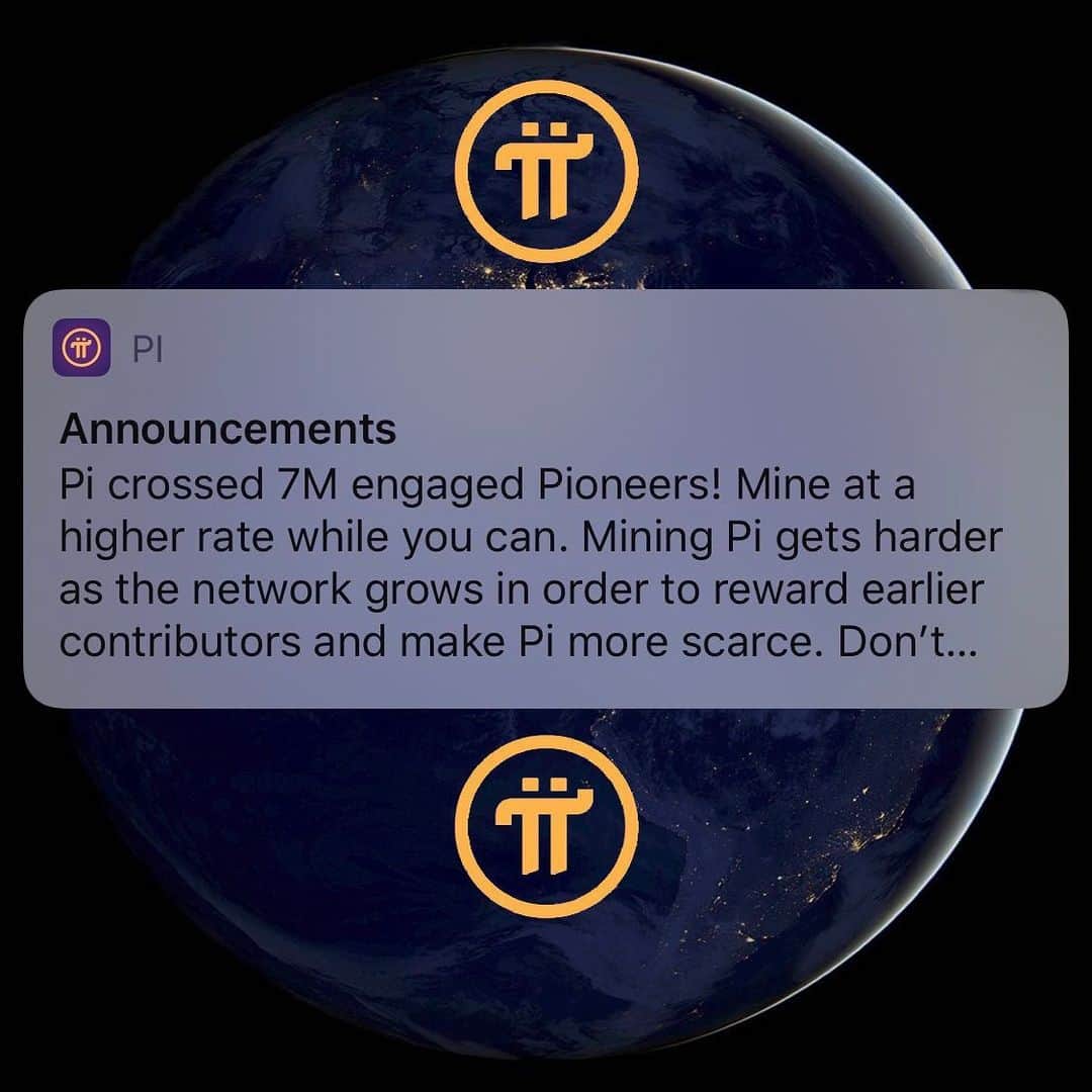 Wikileaksのインスタグラム：「Pi reached 7 Million Pioneers. The mining rate will halve or fall to zero, when Pi reaches 10M engaged Pioneers. π Pi is a new cryptocurrency that you can easily “mine” (or earn) from your phone. You can download the Pi Network App on the AppStore or GooglePlay. All you need is an invitation from an existing trusted member on the network. It’s free! π Invitation code: Beachbob π Is this real? Is Pi a scam? Pi is not a scam. It is a genuine effort by a team of Stanford graduates to give everyday people greater access to cryptocurrency. π For more information visit: minepi.com  #pithefirst#pi1million#pinetwork#minepi#generationpi#cryptocurrency#kryptowährung#stanford#blockchain#money#geld#yale#smile#brexit#yahoo#yahoofinance#bloomberg#handelsblatt#cnnbusiness#sparkasse#invest#daytrade#recession#trading#barrick#gold#miners」