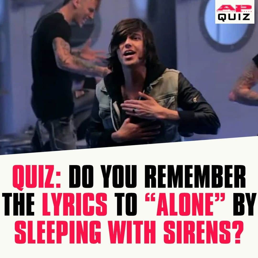 Alternative Pressさんのインスタグラム写真 - (Alternative PressInstagram)「QUIZ: Turn back time and see if you remember every line in @sleepingwithsirens and @machinegunkelly’s “Alone” ⁠ LINK IN BIO⁠ .⁠ .⁠ .⁠ #sleepingwithsirens #sws #machinegunkelly #mgk #alone #sleepingwithsirensfeel #alternativepress #altpress」8月9日 2時01分 - altpress