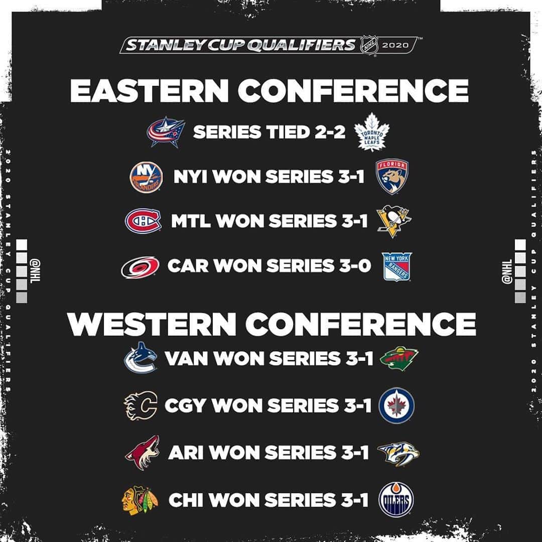 NHLさんのインスタグラム写真 - (NHLInstagram)「Just one #StanleyCup Qualifiers series remaining... #GearUp」8月9日 2時31分 - nhl