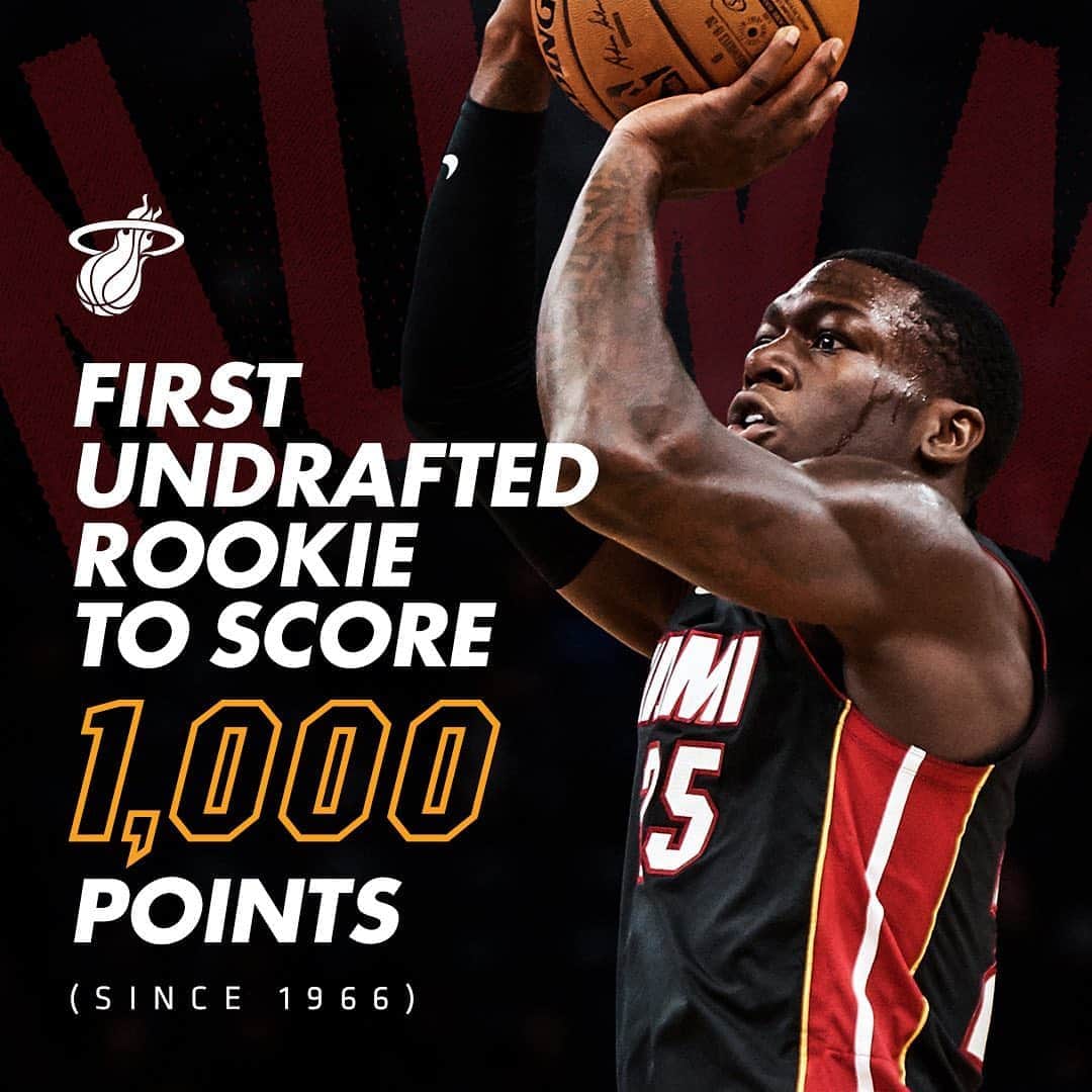 Miami HEATさんのインスタグラム写真 - (Miami HEATInstagram)「Of the 3 #KiaROY finalists 1 of them went undrafted...⁣ ⁣ We see NUNN better Rookie of the Year option ¯\_(ツ)_/¯」8月9日 2時54分 - miamiheat