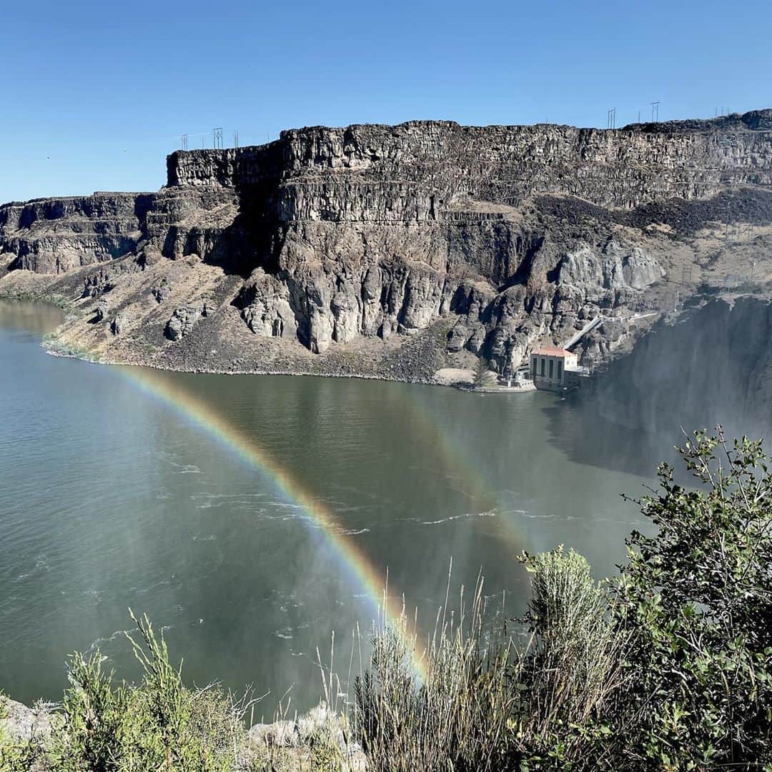 マイロ・ヴィンティミリアのインスタグラム：「Snake River. Twin Falls, ID. MV」