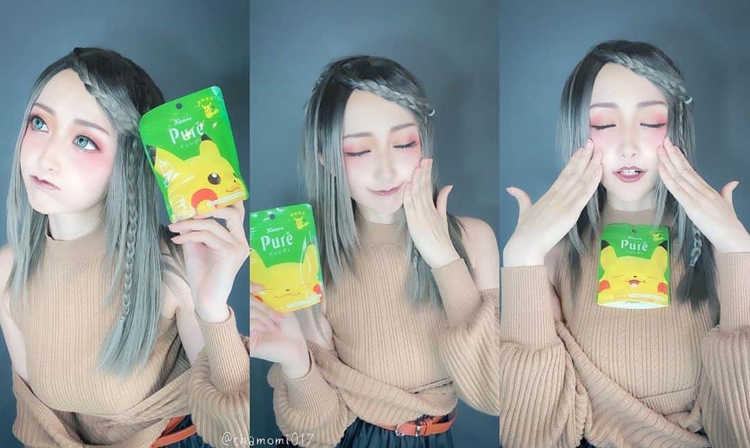 華密美琉さんのインスタグラム写真 - (華密美琉Instagram)「ピカチュウのピュレグミごっこ⚡️  ツイートはこちら💁‍♀️ https://twitter.com/chamomi017/status/1278954536330080257?s=21 カモミールのツイートは chamomi017 で検索してね！  #chamomile #cosplay  #pkmn  #ポケモン  #ピカチュウ #ピカチュウグミ  #ピュレグミ  #ピュレグミピカチュウ  #ピカチュウ大量発生チュウ  #ピカチュウピュレグミ  #ピカチュウ大好き  #ピカチュウのいる生活  #ポケモンコラボ  #ポケットモンスター  #自撮り #自撮り女子  #salfie  #自撮り部  #グミ #私服 #ファッション #fashion  #fashiongram  #fashionista  #fashionstyle  #fashionblogger  #pika  #pikachu  #pikachu⚡  #pikapika」8月9日 12時56分 - chamomile_chami