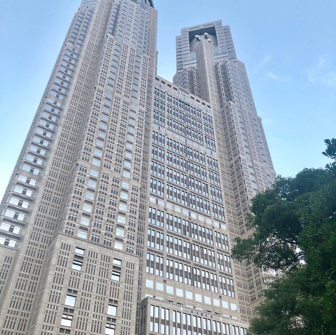 ヨネスケさんのインスタグラム写真 - (ヨネスケInstagram)「ウォーキングで、都庁まで行きました。今度は、無料展望台まで登って見よう。 #東京都庁#新宿西口#高層ビル」8月9日 13時30分 - yonesuke5656